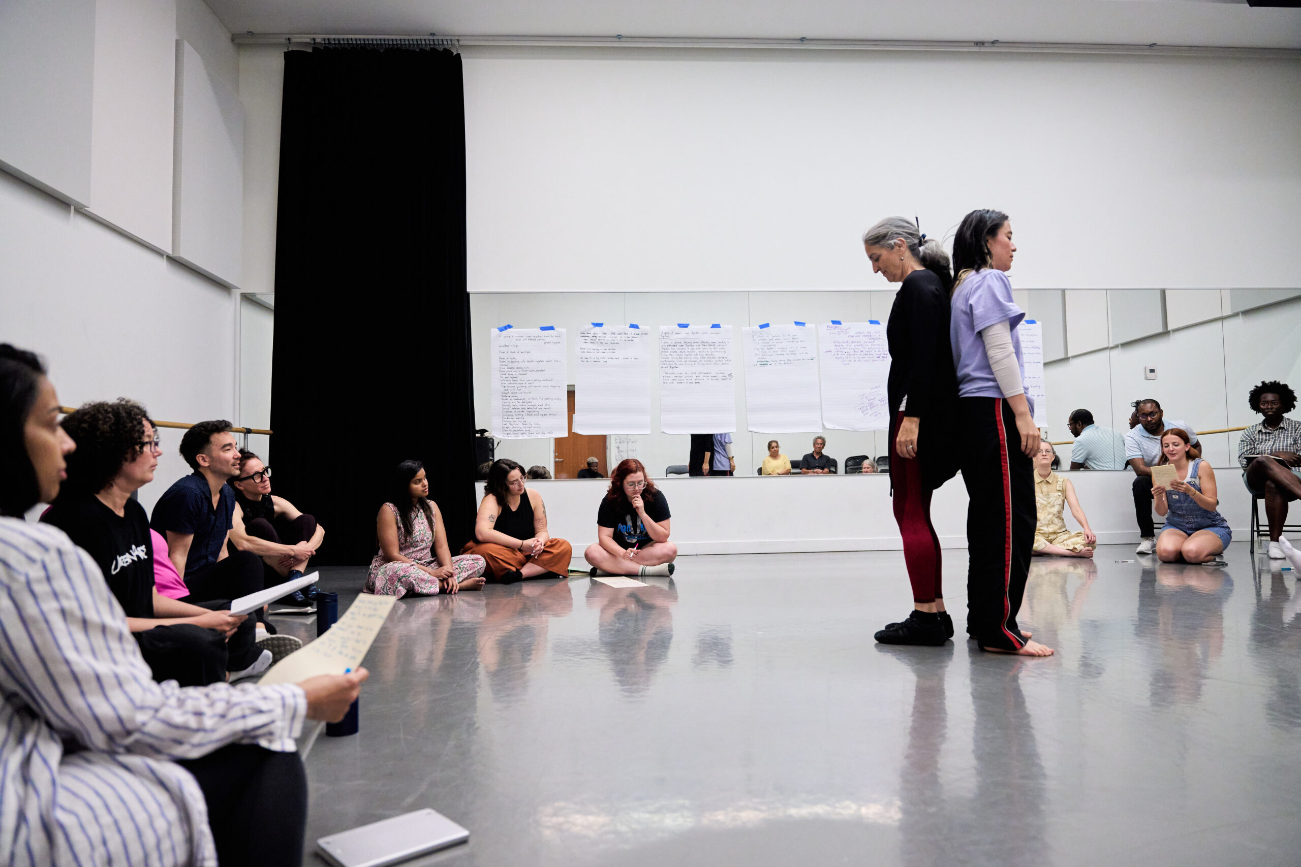 Describing dance workshop